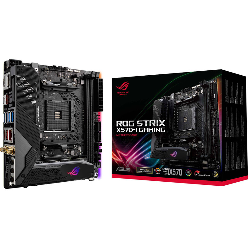 Asus X570-I ROG Strix AMD AM4 Mini-ITX Motherboard - اللوحة الأم